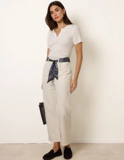 Scarf Belt Trousers
