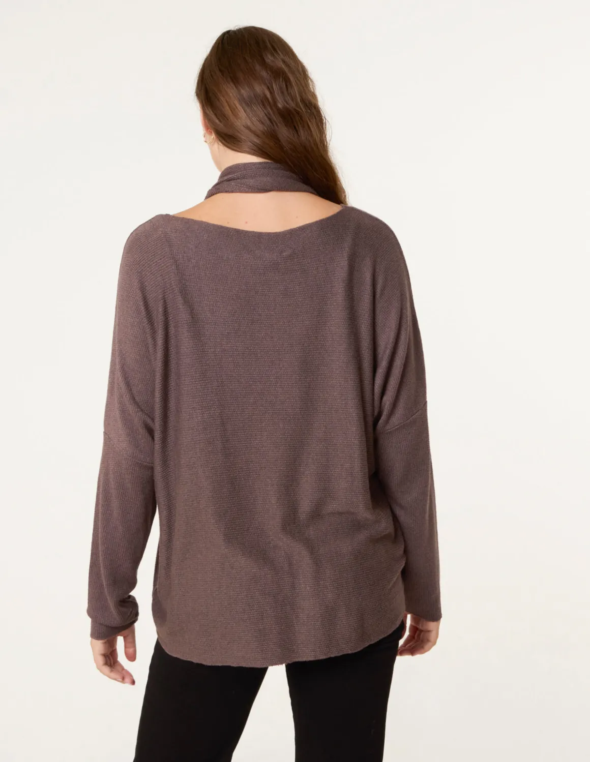 Scarf Cut And Sew 2in1 Jumper
