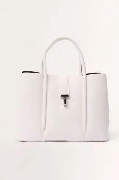 Scarf Top Handle Bag