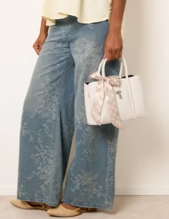 Scarf Top Handle Bag