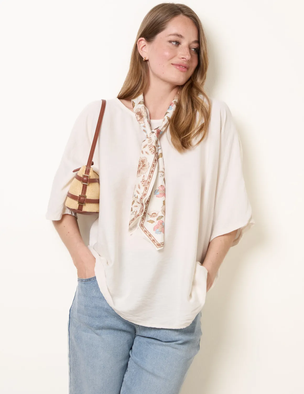 Scarf Viscose Top