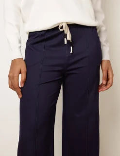 Seam Detail Wide Leg Pants