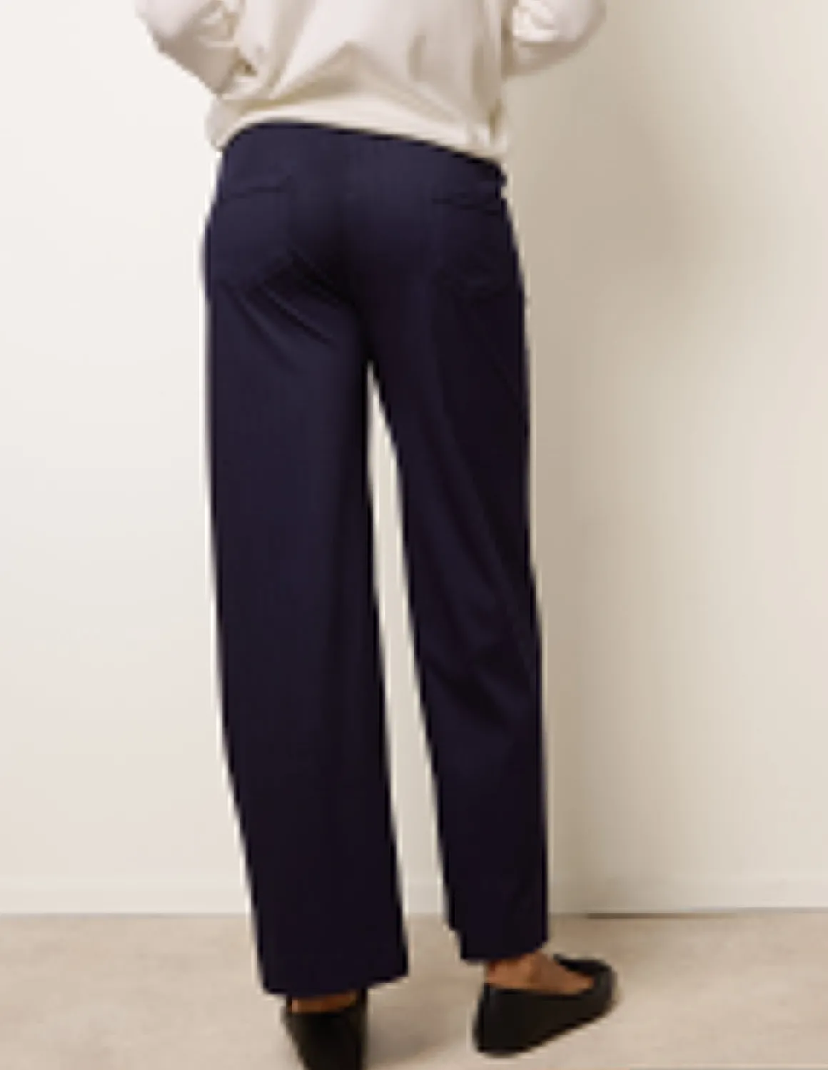 Seam Detail Wide Leg Pants