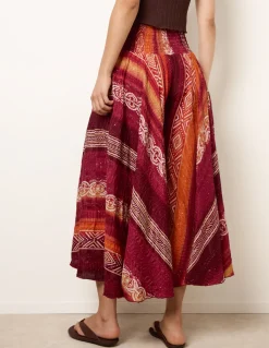 Sequin Jacquard Wide Leg Trousers