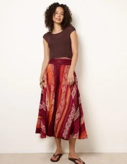 Sequin Jacquard Wide Leg Trousers