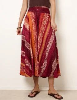 Sequin Jacquard Wide Leg Trousers