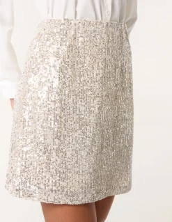 Sequin Mini Skirt