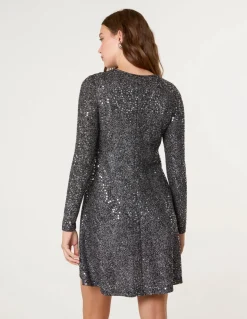 Sequin Swing Dress