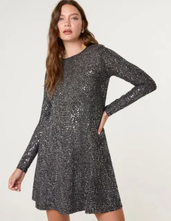 Sequin Swing Dress