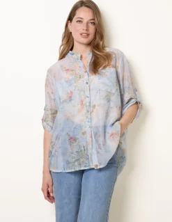 Sheer Floral Shirt