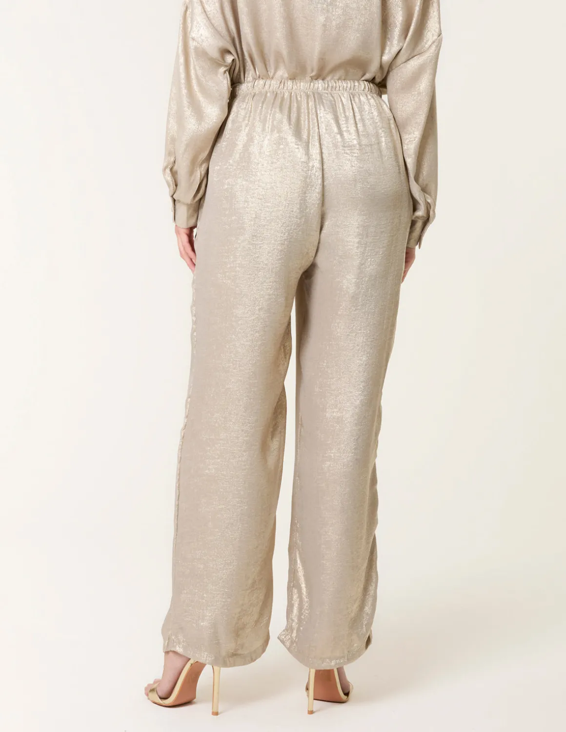 Shimmer Wide Leg Trousers