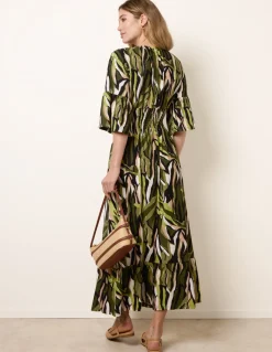 Shirred Empire Bust Dress
