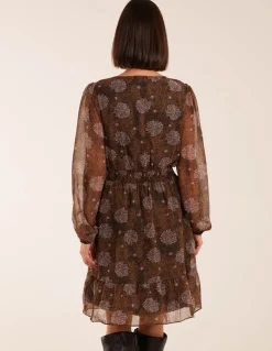 Shirred Mini Dress