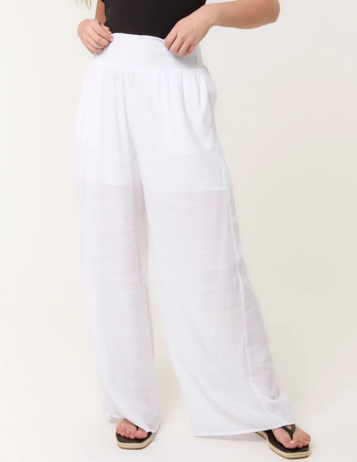 Shirred Trousers