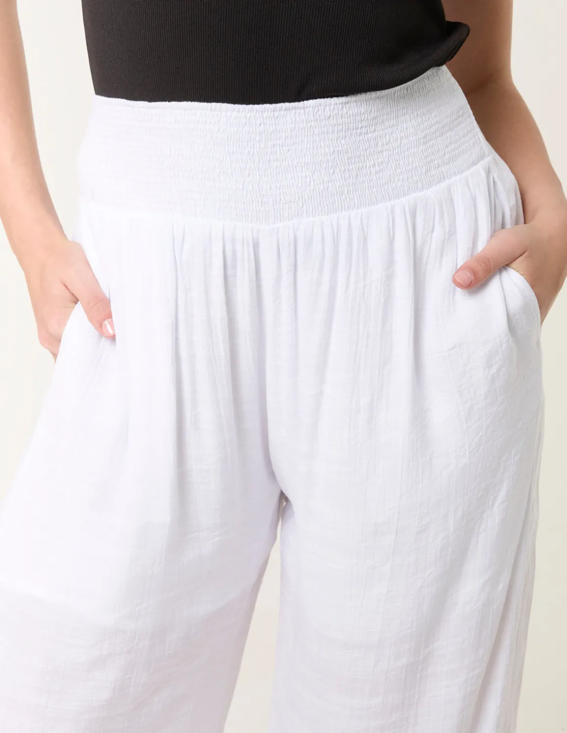 Shirred Trousers