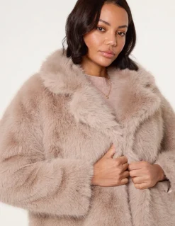 Short Faux Fur Coat
