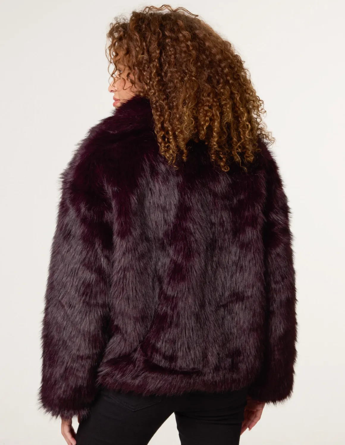 Short Faux Fur Coat