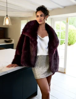 Short Faux Fur Coat