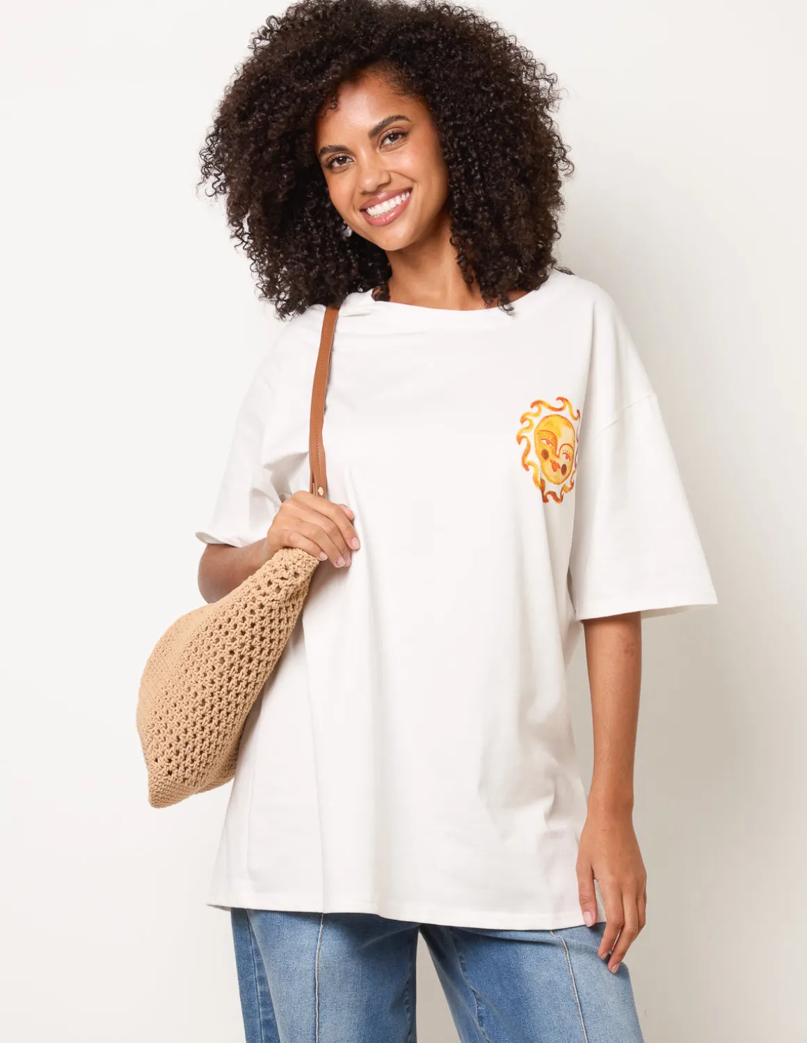 Short Sleeve Back Print T-Shirt