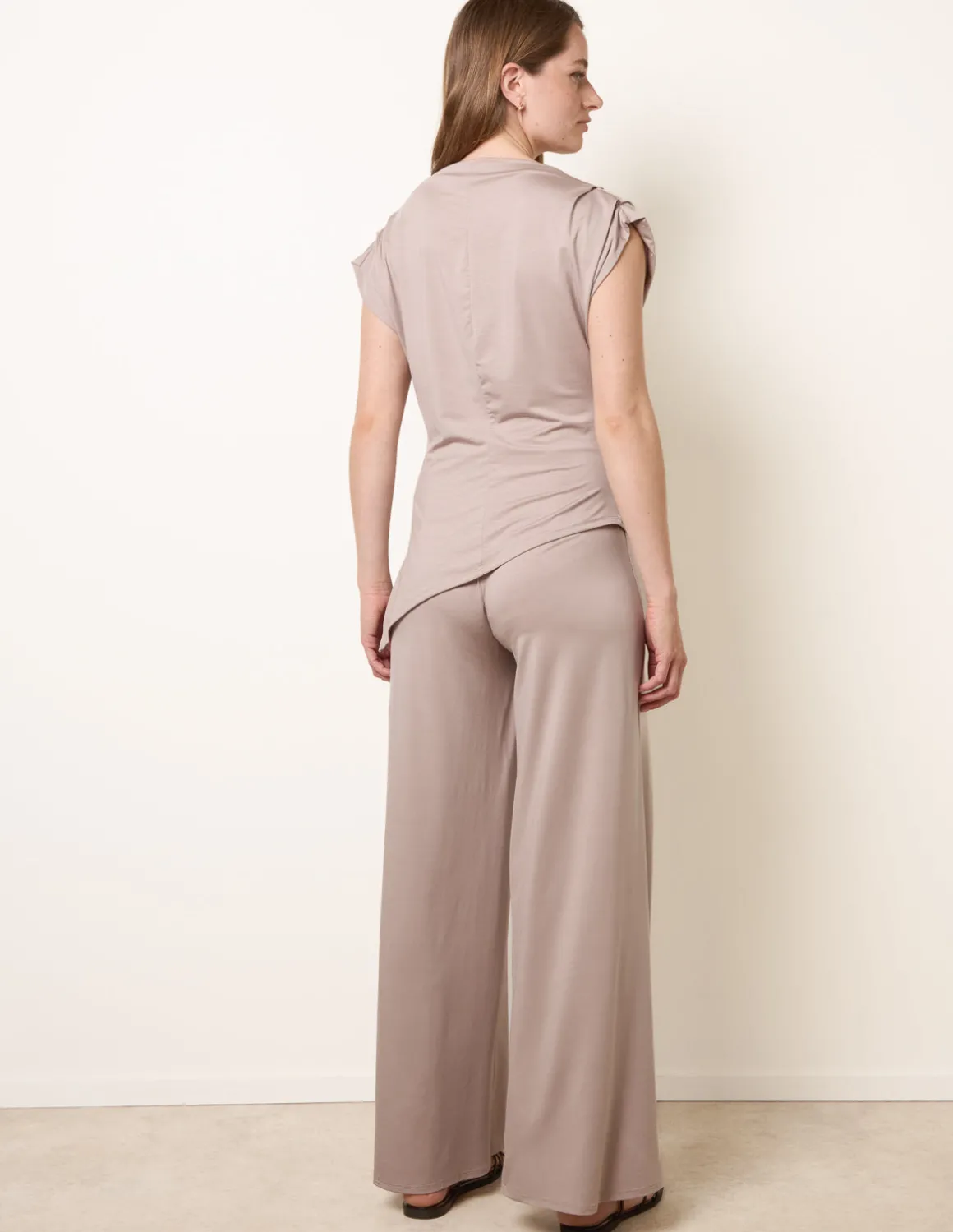 Soft Jersey Asymmetric Hem Set
