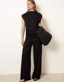 Soft Jersey Asymmetric Hem Set