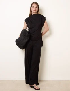 Soft Jersey Asymmetric Hem Set