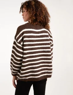 Soft Knit Round Neck Stripe Jumper