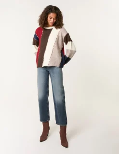 Stripe Sequin Detail Jumper