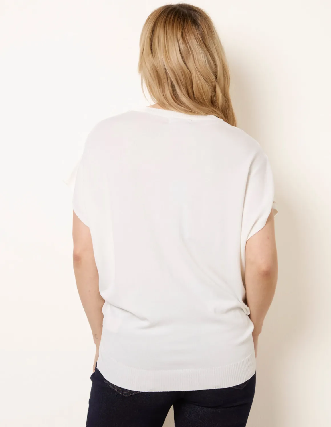 Textured Sleeveless Knit Top