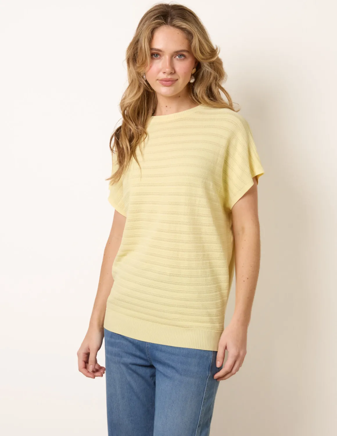 Textured Sleeveless Knit Top