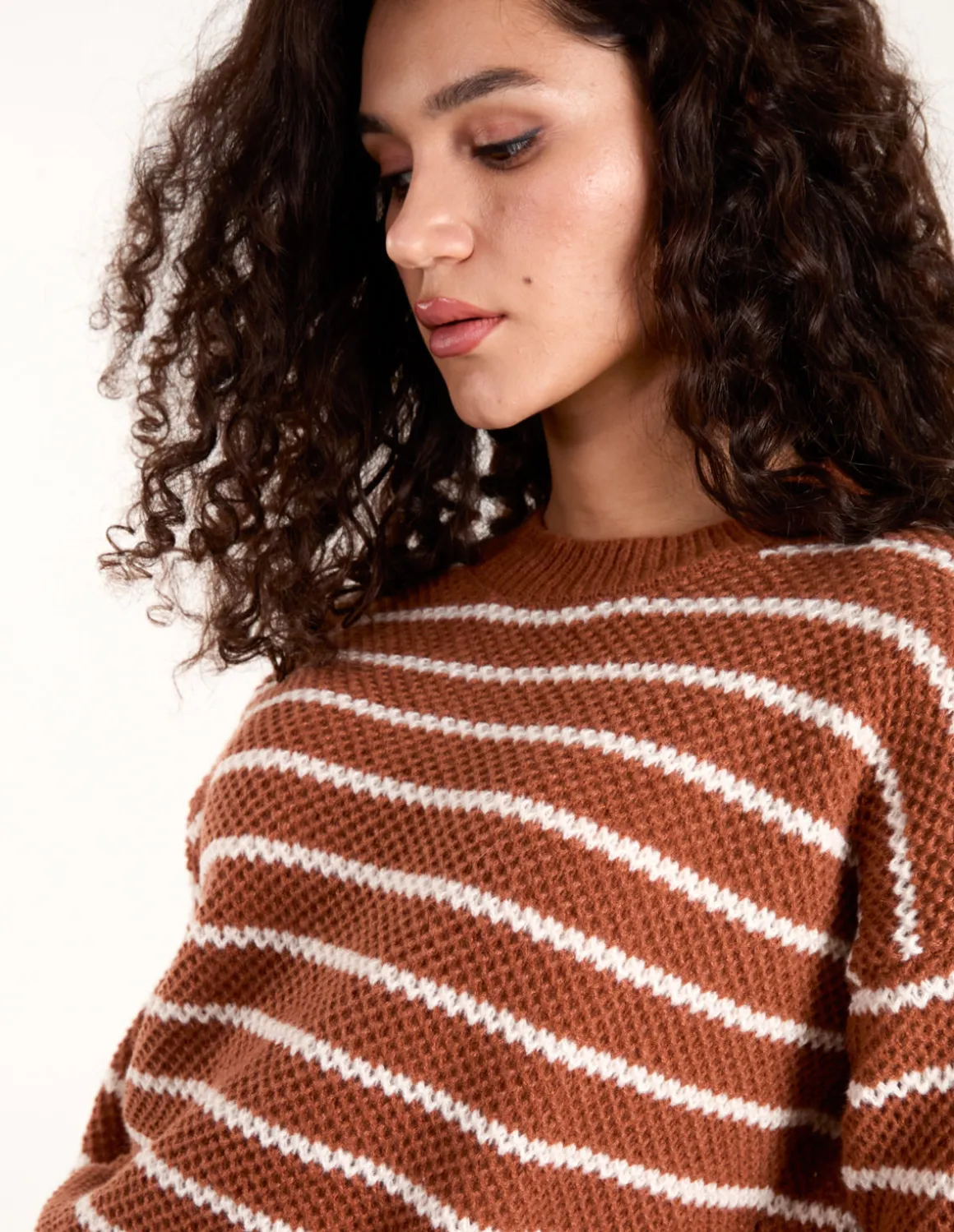 Textured Stripe Jumper