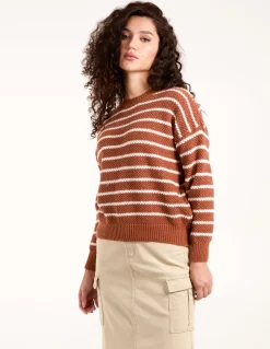 Textured Stripe Jumper