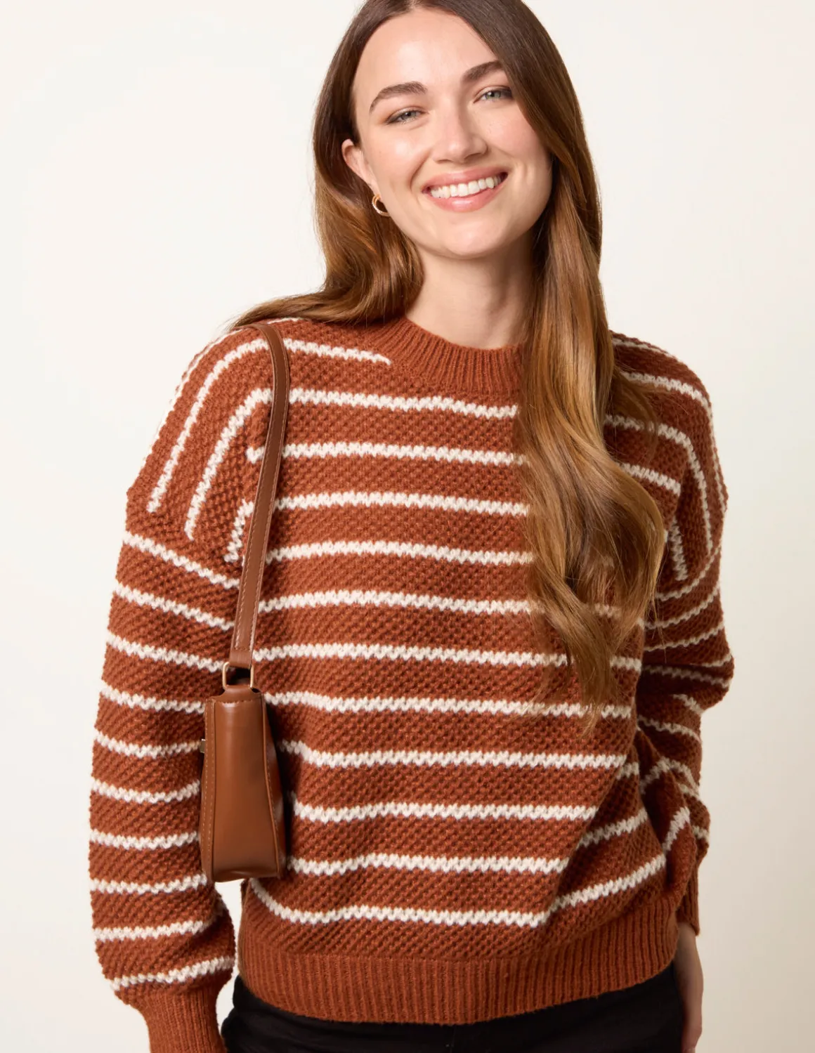 Textured Stripe Jumper
