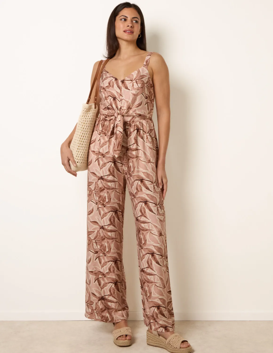 Tie Front Jumpsuit