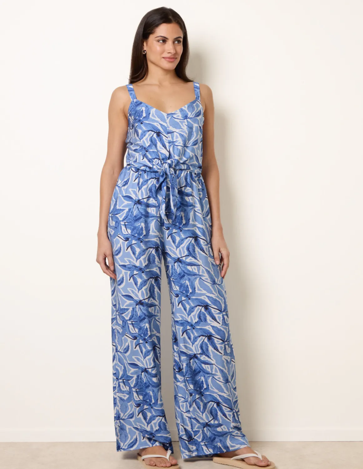 Tie Front Jumpsuit