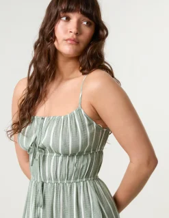 Tie Front Midi Dress