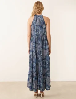 Tiered Tie Front Dress