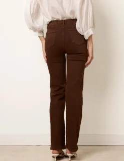 Triple Button Front Jeans