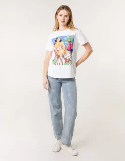 T-Shirt With Colorful Print