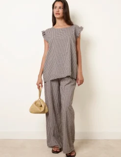 Two Piece Gingham Set