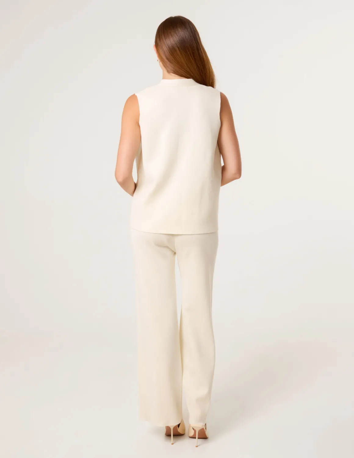 Two -Piece Set With Gold Button Details