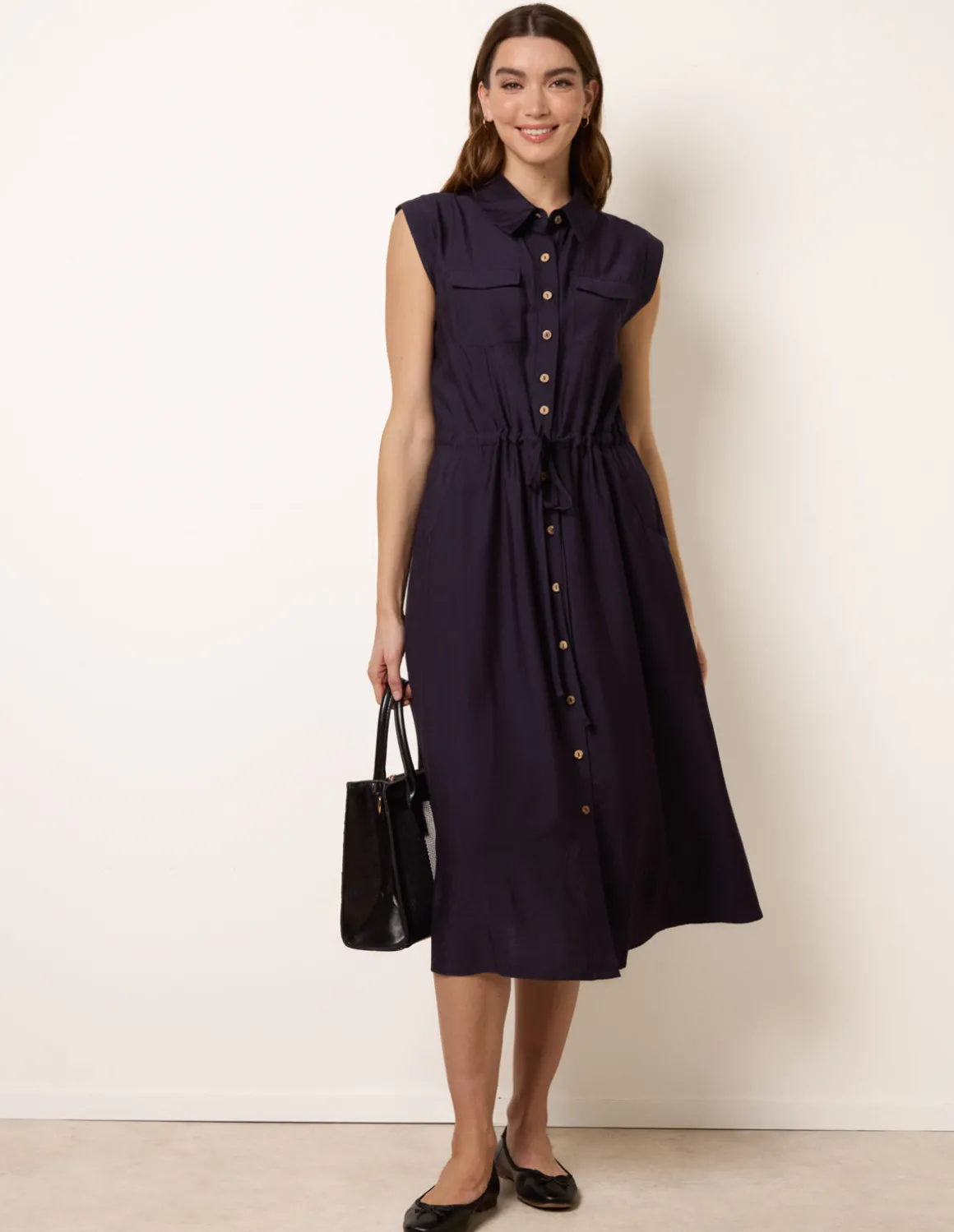 Utility Tie Waist Dress