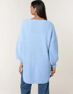 V Neck Chunky Jumper