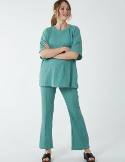 Waffle Trouser And T-Shirt (Set)