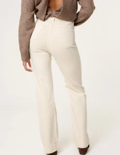 Wide Leg Deep Hem Jeans