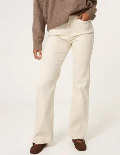 Wide Leg Deep Hem Jeans