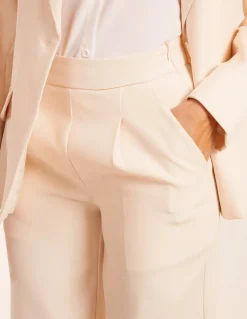 Wide Leg Suit Trousers