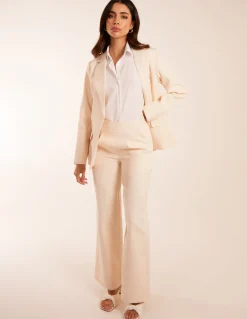 Wide Leg Suit Trousers