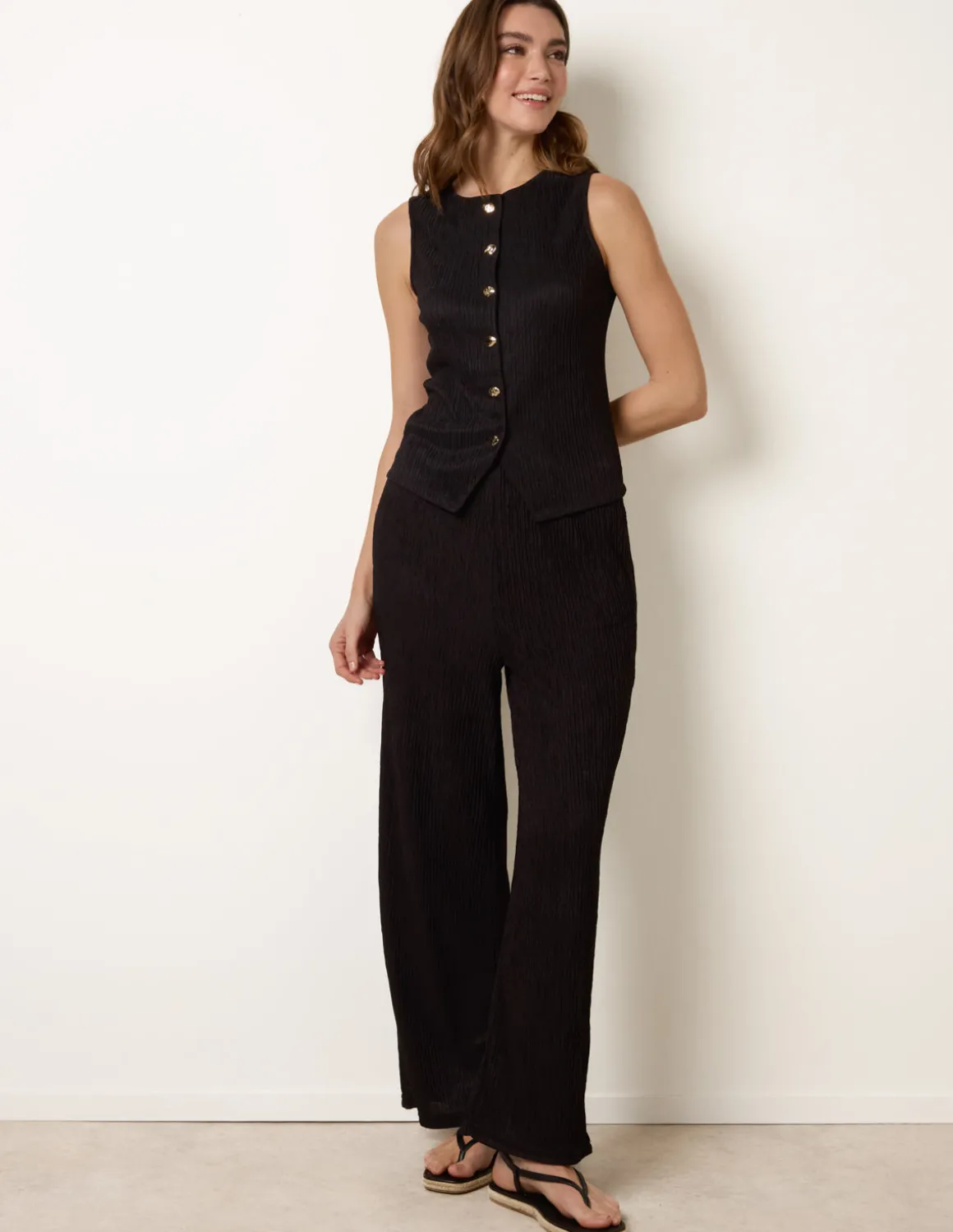 Wide Leg Trousers