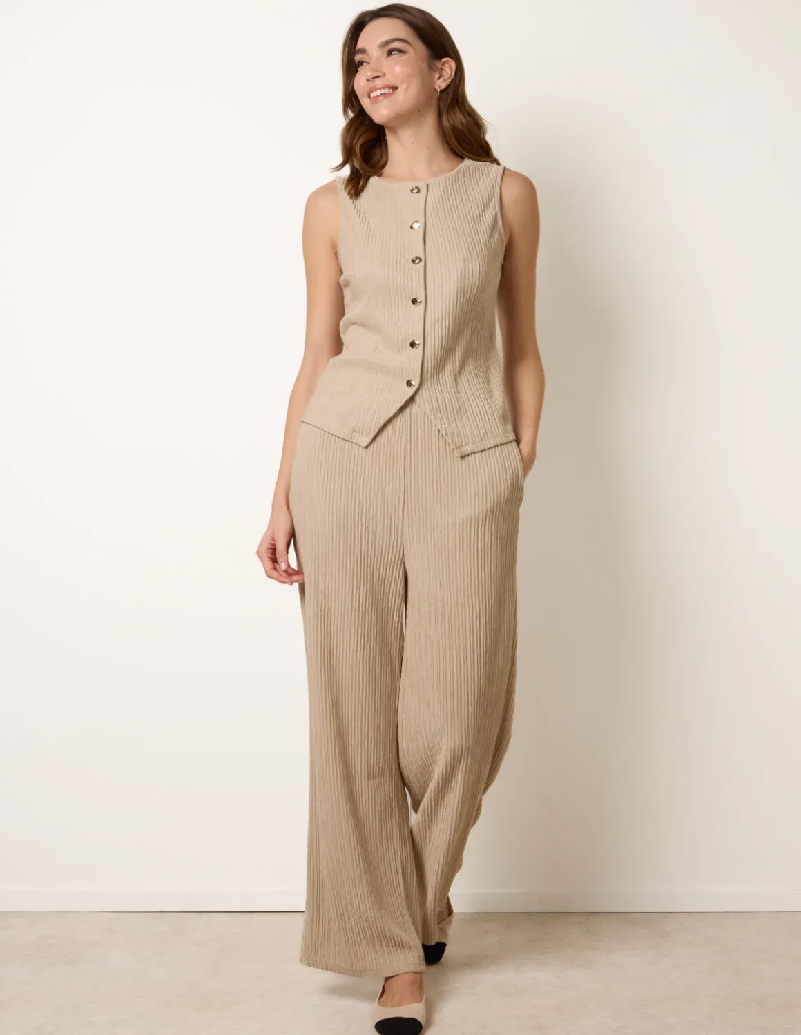 Wide Leg Trousers